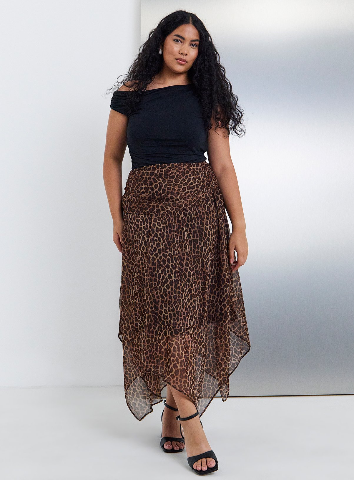 SIMPLY BE Midaxi Chiffon Skirt 10 - Image 3 thumbnail